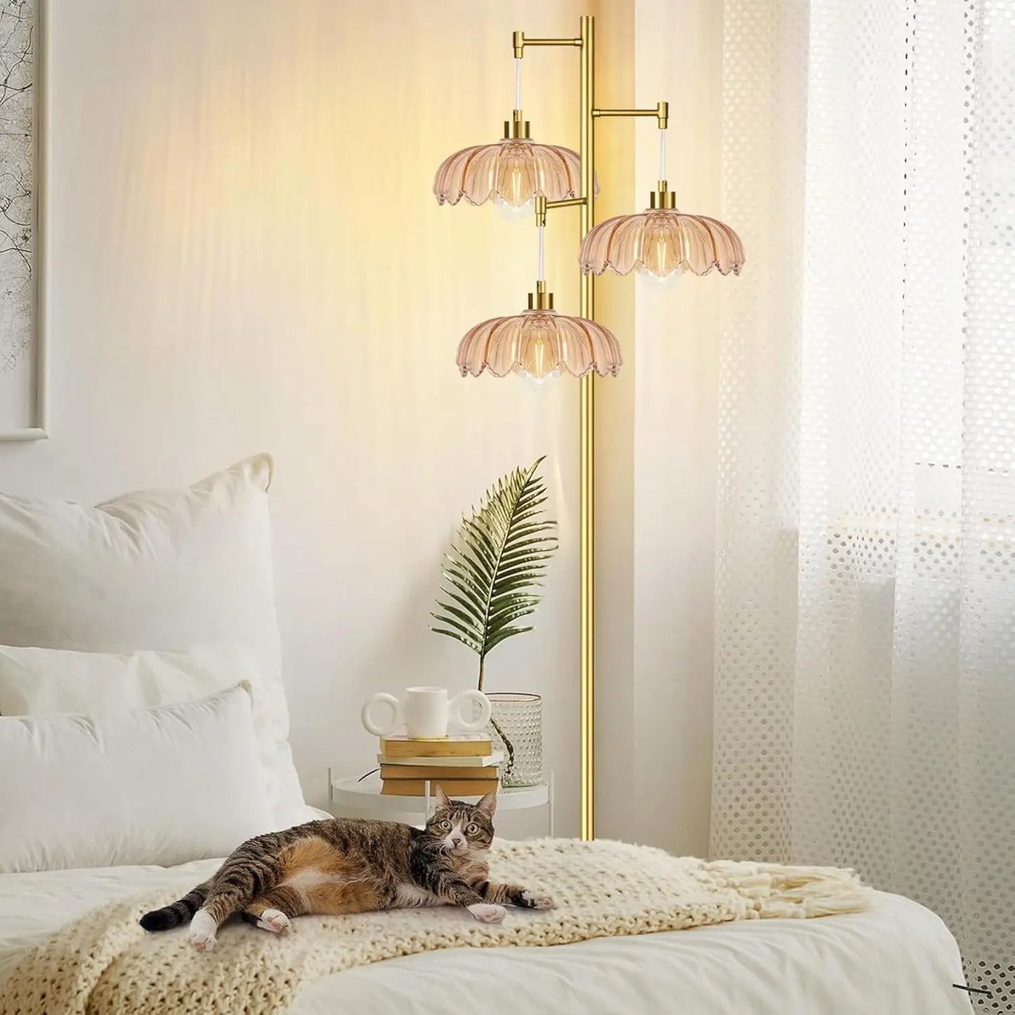 Gold Modern Floor Lamp