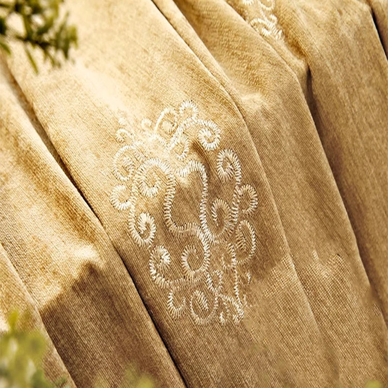 European villa curtain