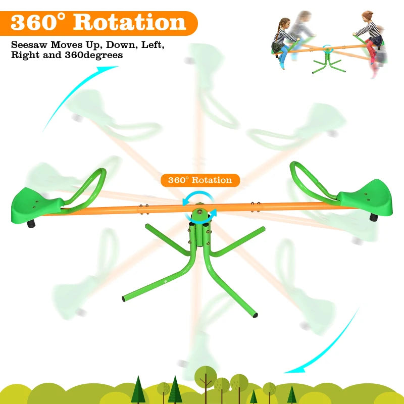 Kids Sit Spin Teeter Totter