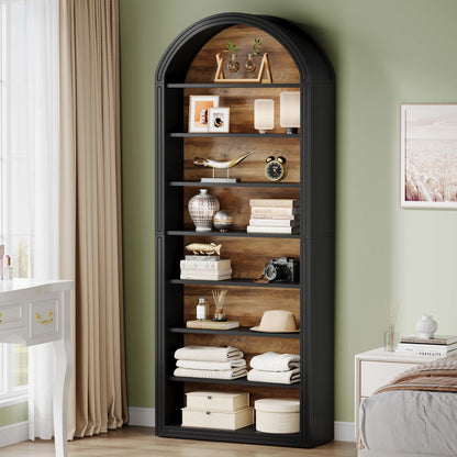 White Arched Bookcase