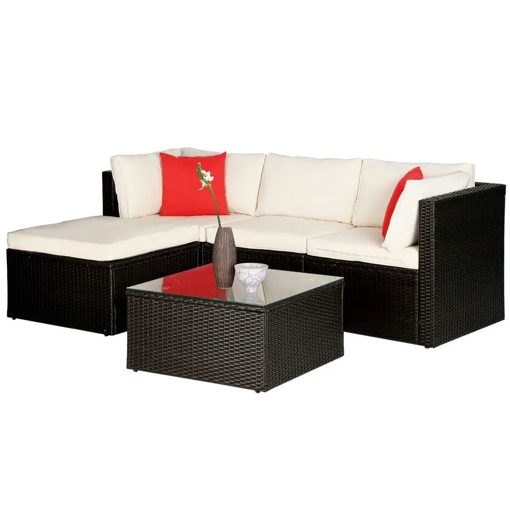 Patio Sofa Wicker Sectional