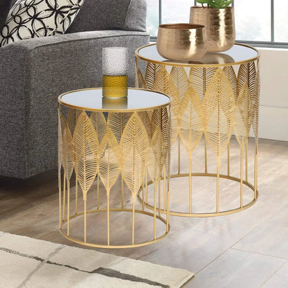 Gold Nesting Side Tables