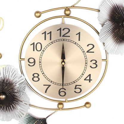 Ginkgo Leaf Wall Clock