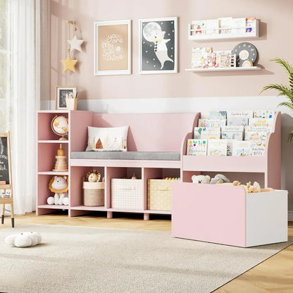Kids Reading Nook with Bench