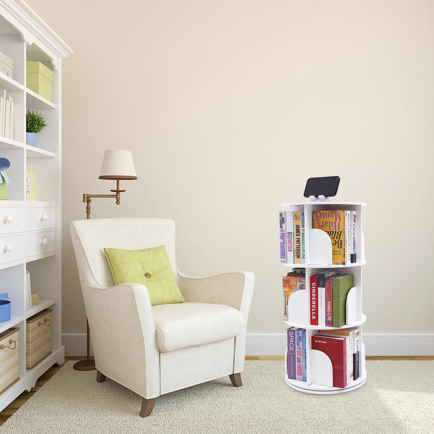 Small Corner Bookshelf