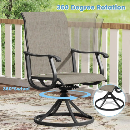 5 Pieces Outdoor Patio Dining Set