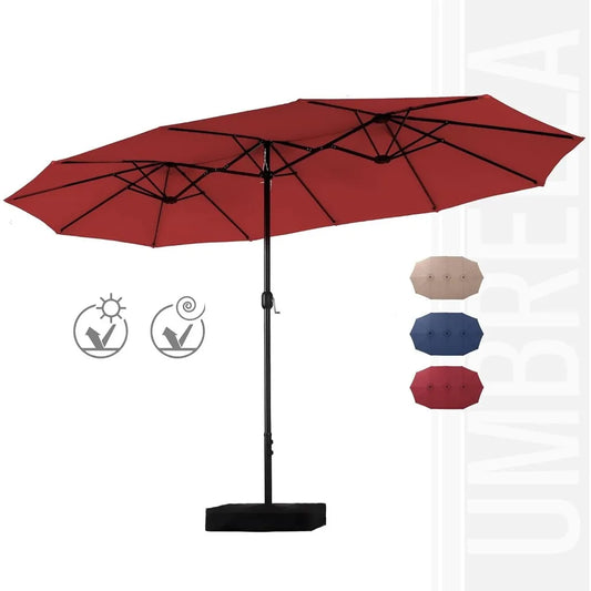 Double-Sided Pool Umbrellas