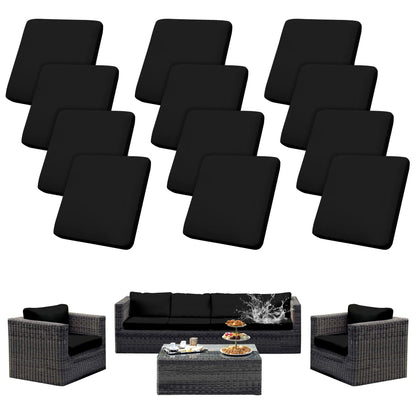 12Pcs Patio Cushion Cover Replacement