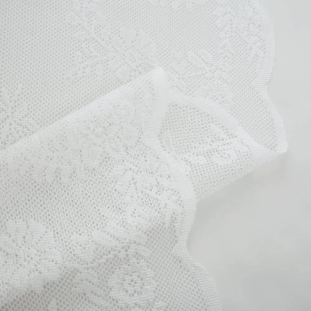 floral chiffon lace curtain