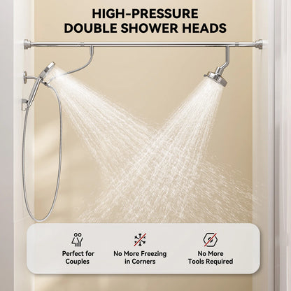 Dual Shower Head with Handheld