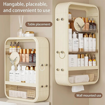 Wall Mount Makeup Organizer
