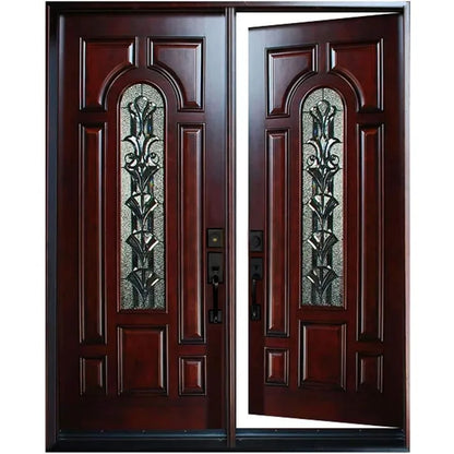 Double  Front Glass Door