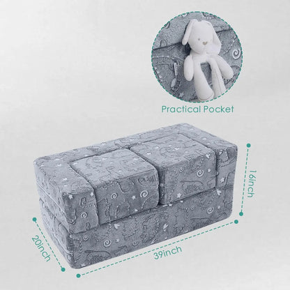 Dinosaur Modular Kids Play Couch Set