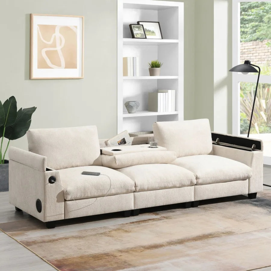 Chenille Sectional Sofa