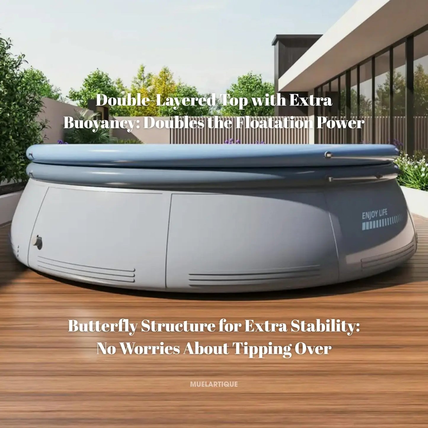 Inflatable Pool with Canopy