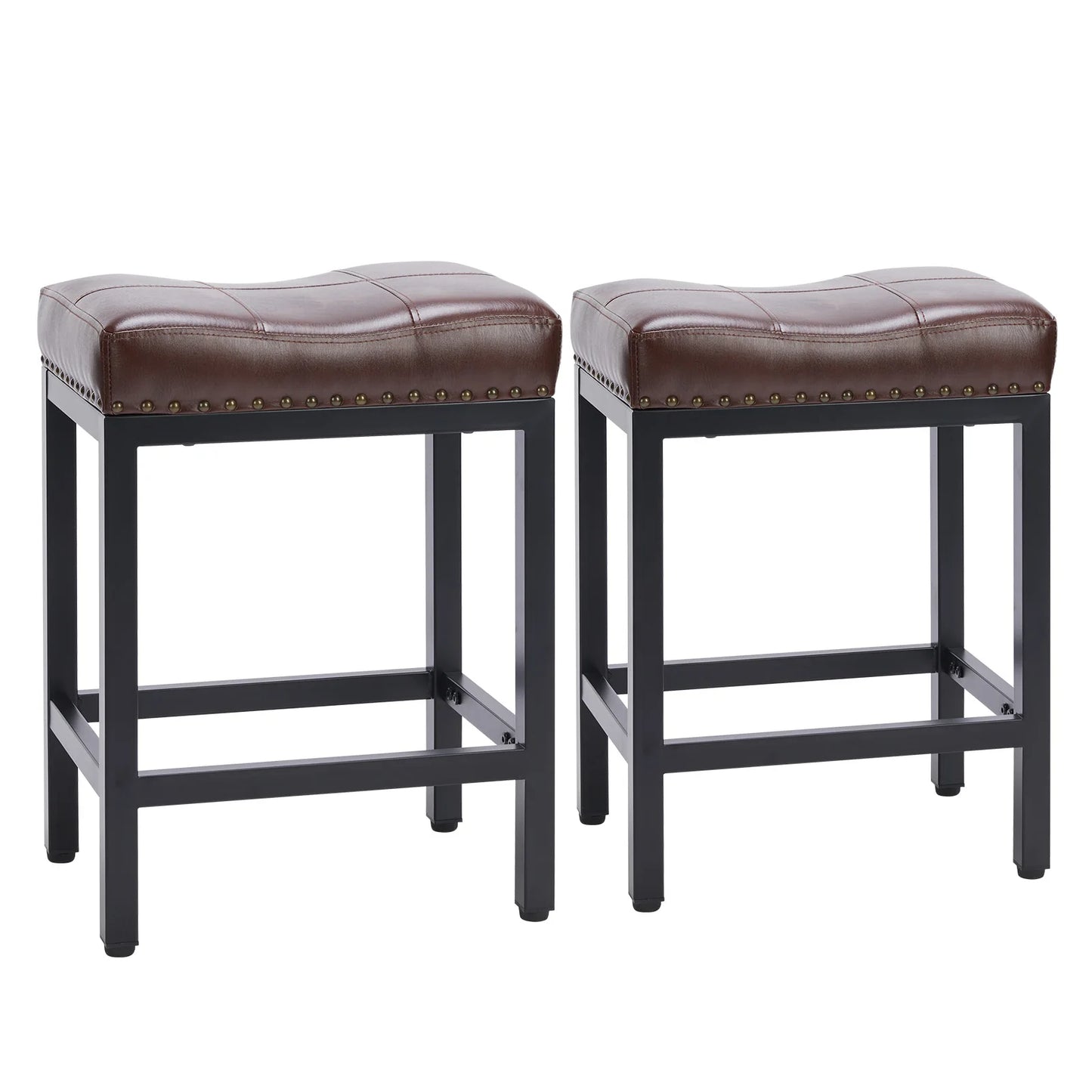 Saddle-Style Bar Stools