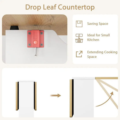 Expandable Kitchen Drop Leaf