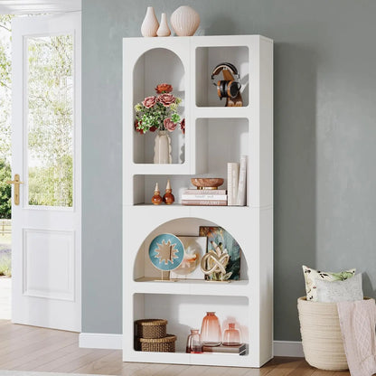 Tall Geometric Bookshelf
