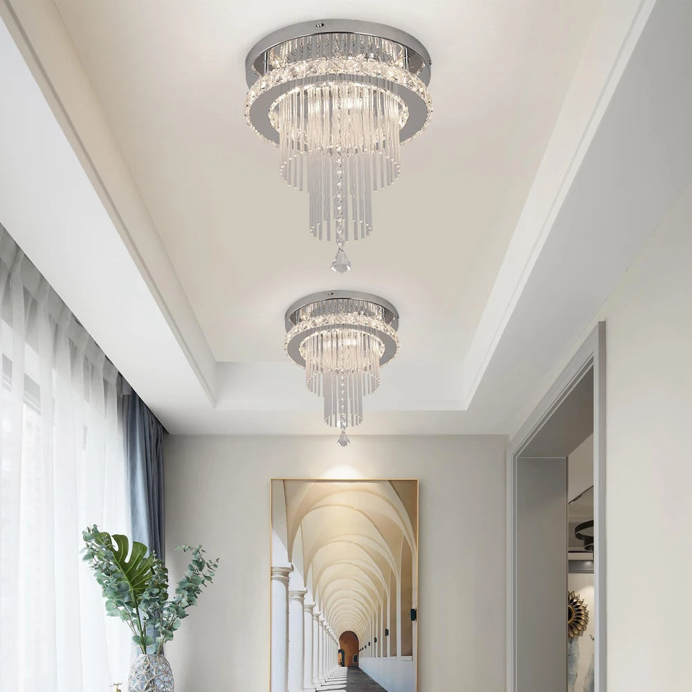 Drop Crystal Pendant Light