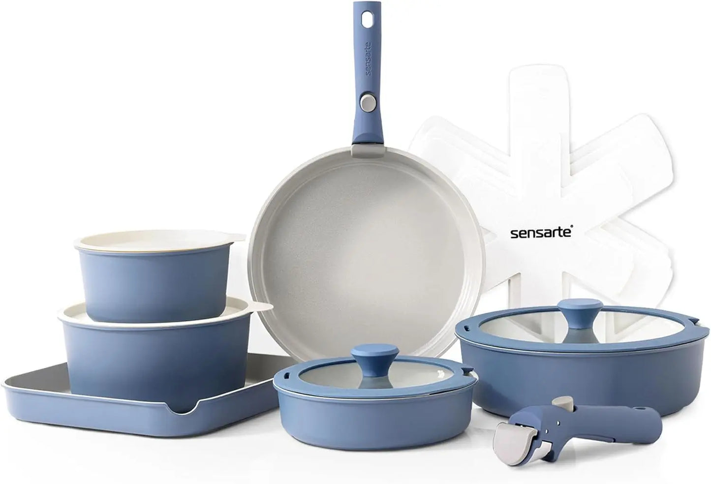 Ceramic Pots and Pans Set