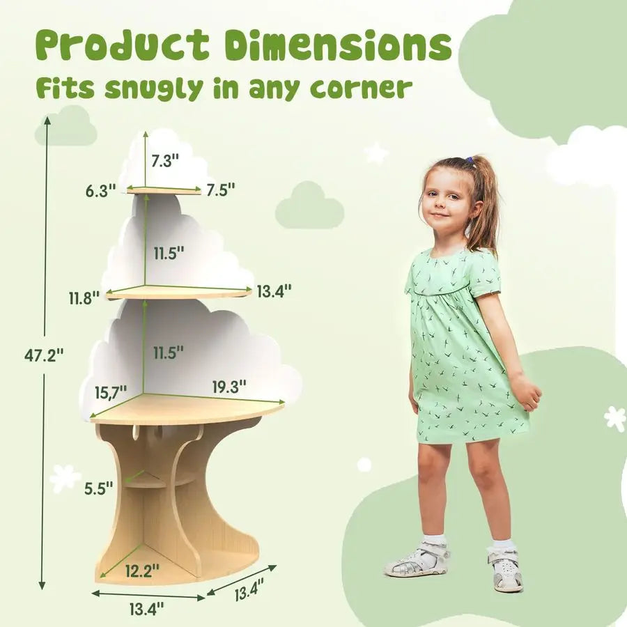 Toddler Corner Bookcase