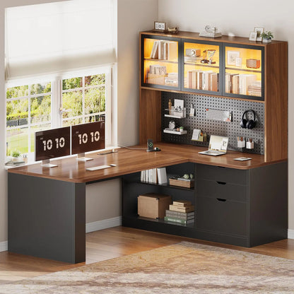L Shaped Corner Gaming Desk