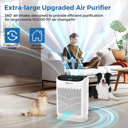 Large Room Air Purifier with  PM2.5 Sensor