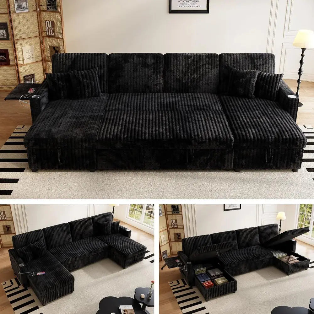 Convertible Corduroy Cloud Sofa