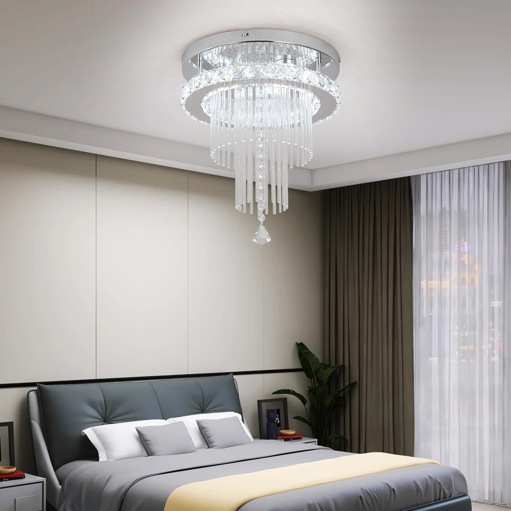Drop Crystal Pendant Light