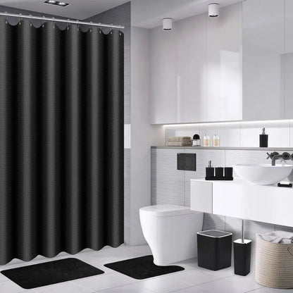 Black Bathroom Set