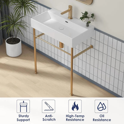 Console Bathroom Sink