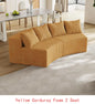 Curved Modular Sectional Foam Sofa