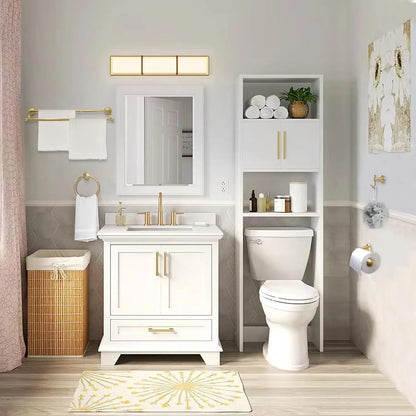 Antique Brass Bathroom Set