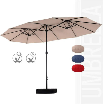 Double-Sided Pool Umbrellas