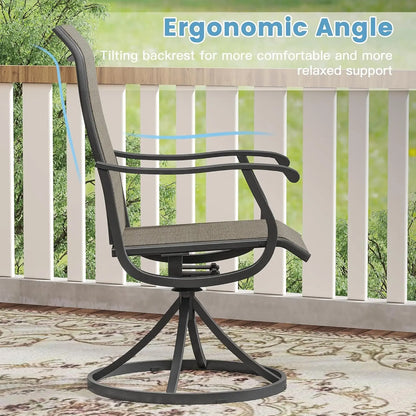 5 Pieces Outdoor Patio Dining Set