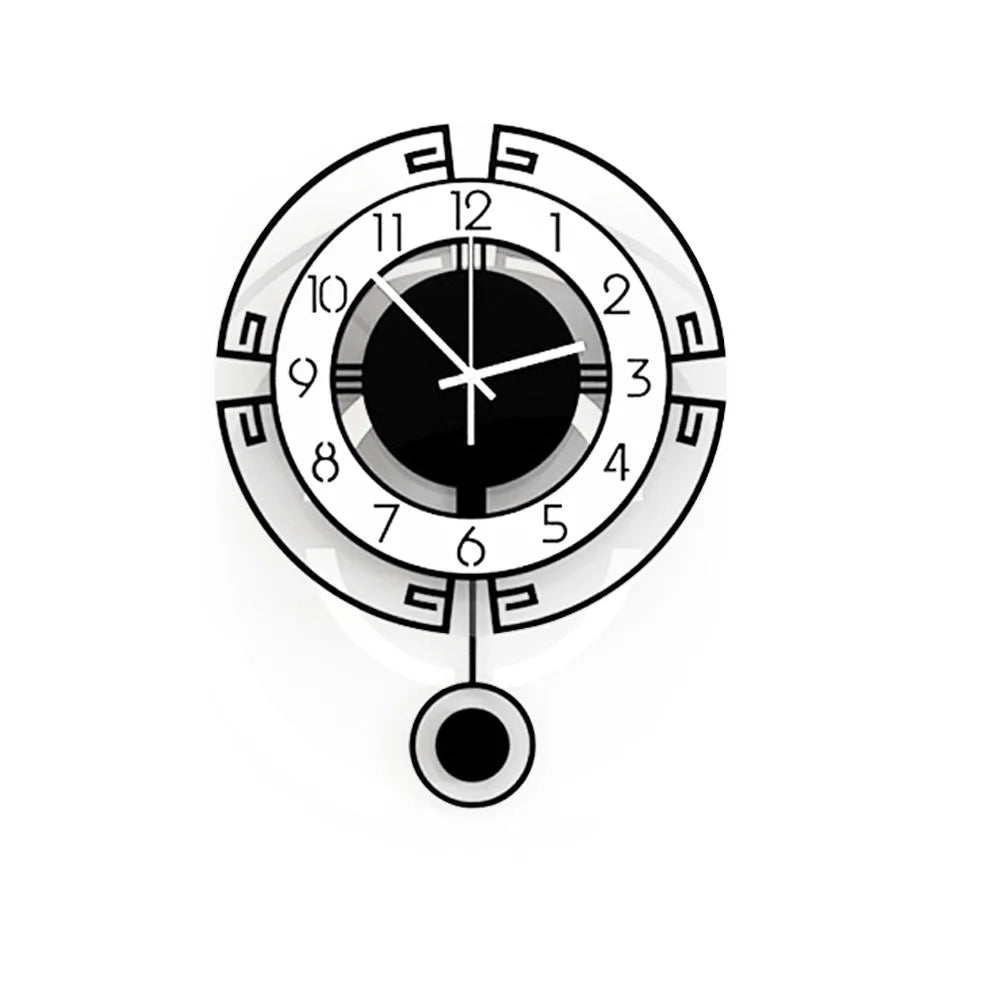 Silent Pendulum Wall Clock