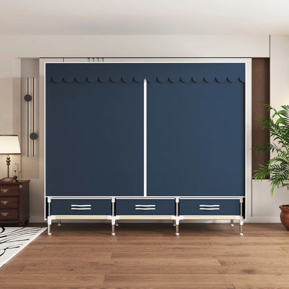 Portable Wardrobe Closet with - Includes for Bedroom