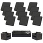 12Pcs Patio Cushion Cover Replacement