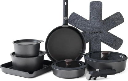 Ceramic Pots and Pans Set