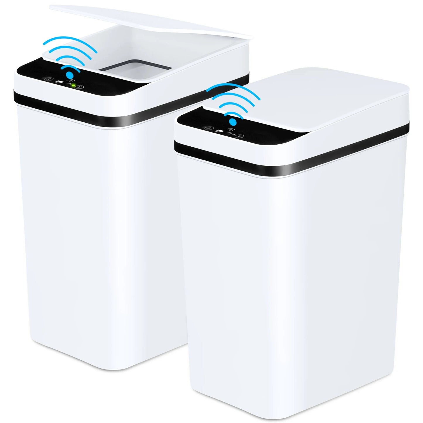 2 Automatic Trash Cans