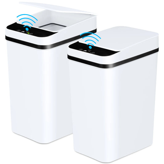 2 Automatic Trash Cans