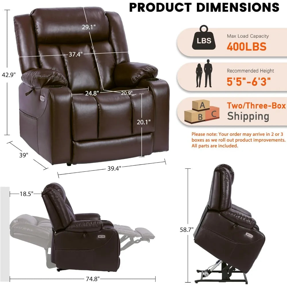 Oversized Power Lift Recliner