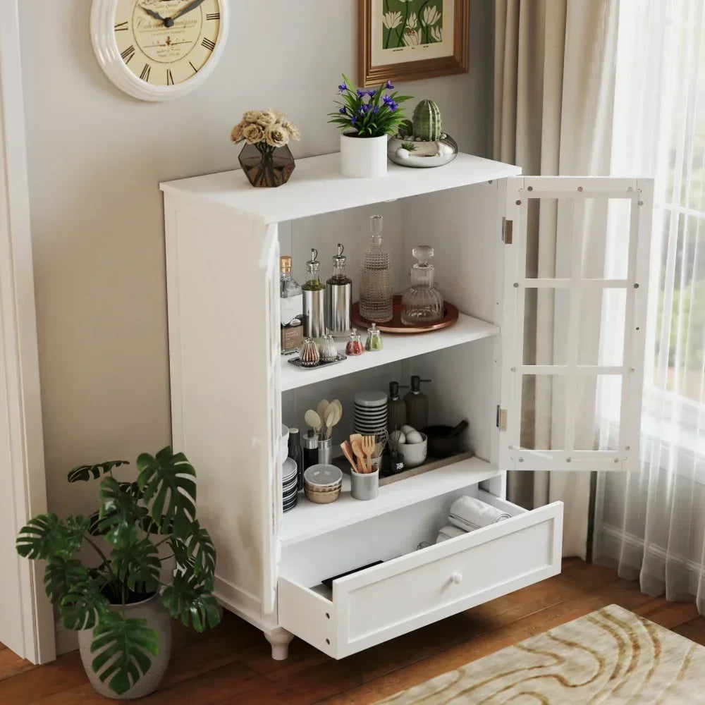 White Buffet Cabinet