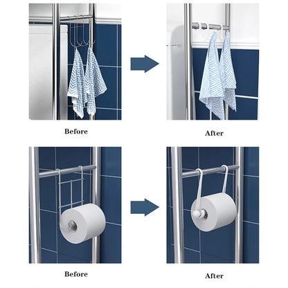 Metal Over Toilet Organizer Rack