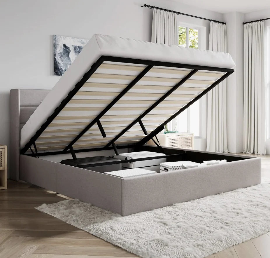 King Size Lift Up Storage Bed