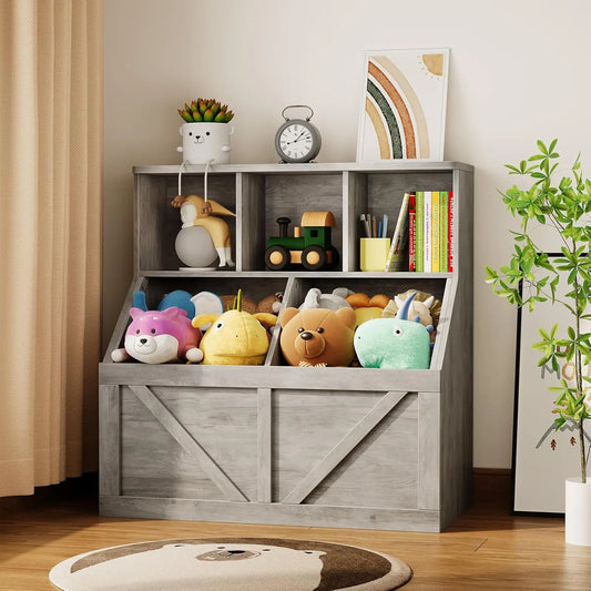 Kids Bookshelf and Toy Storage