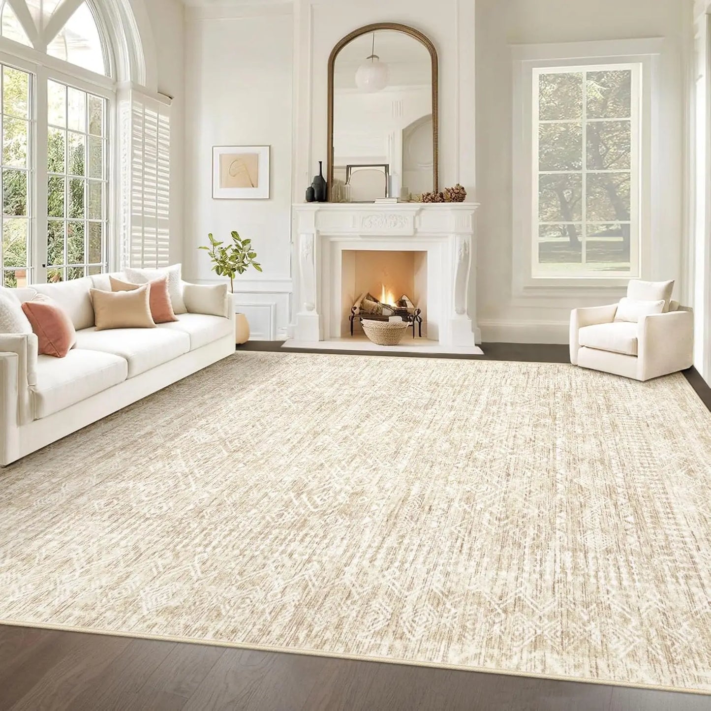 Moroccan Geometric Boho Rug