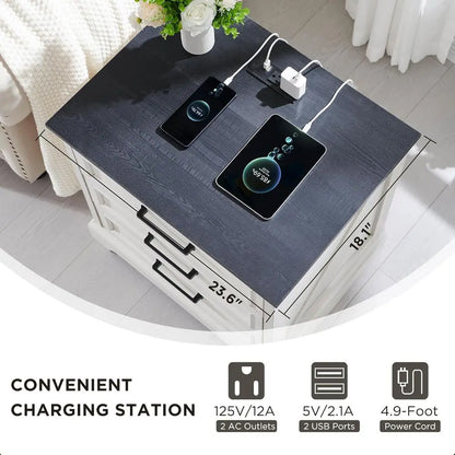 22 Inch Wide Dual Nightstands
