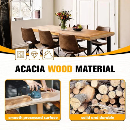 Acacia Wood Kitchen Table
