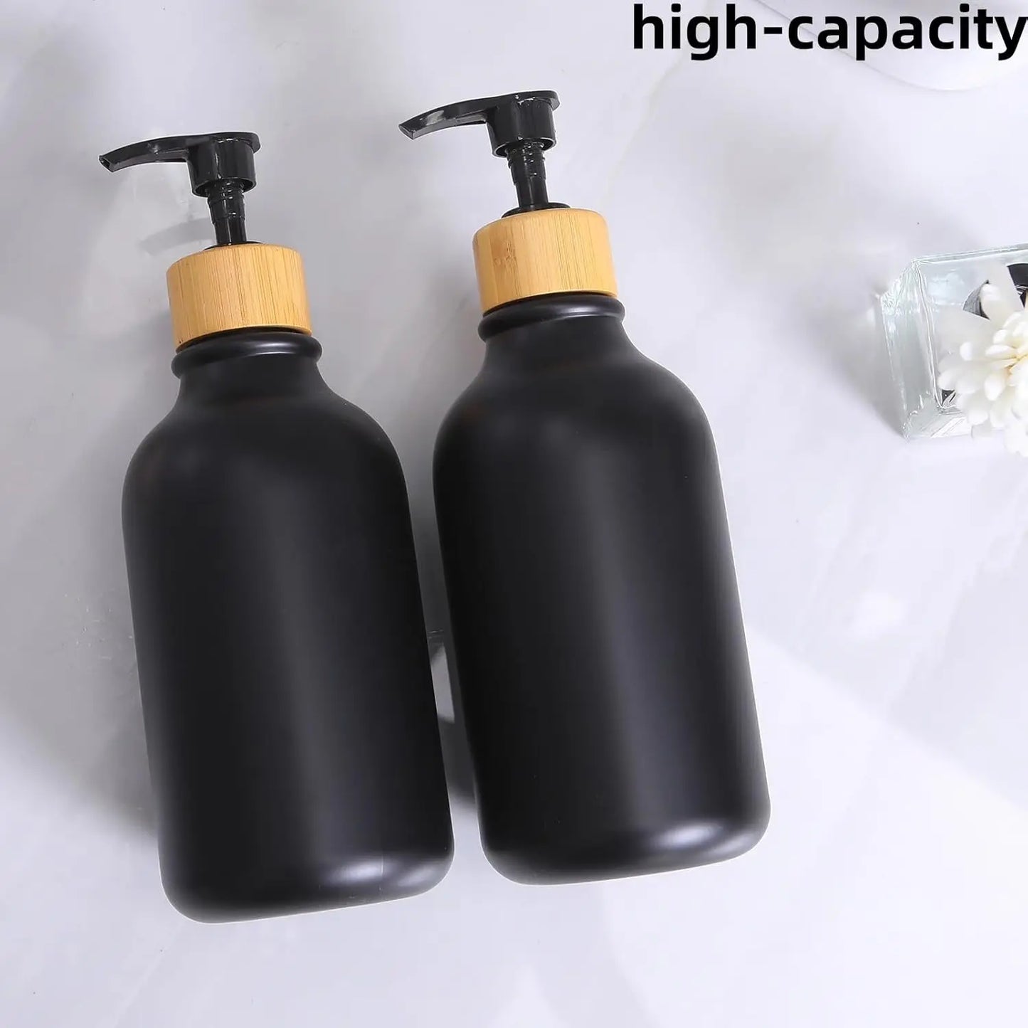 9-Piece Matte Black Bathroom Set
